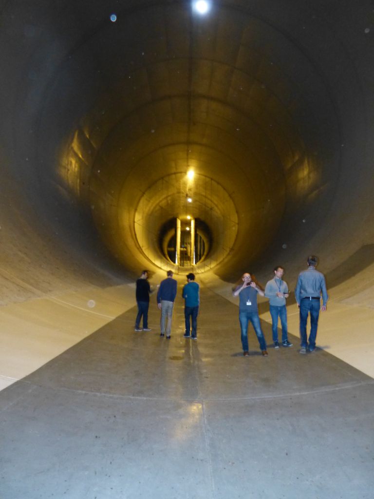 Onera Modane S1 wind-tunnel. High Reynolds number grid turbulence experiment